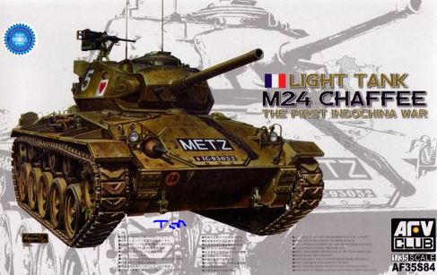 Afv Club - M24 Chaffee Light Tank the First Indochi Afv Club - M24 Chaffee Light Tank the First Indochi